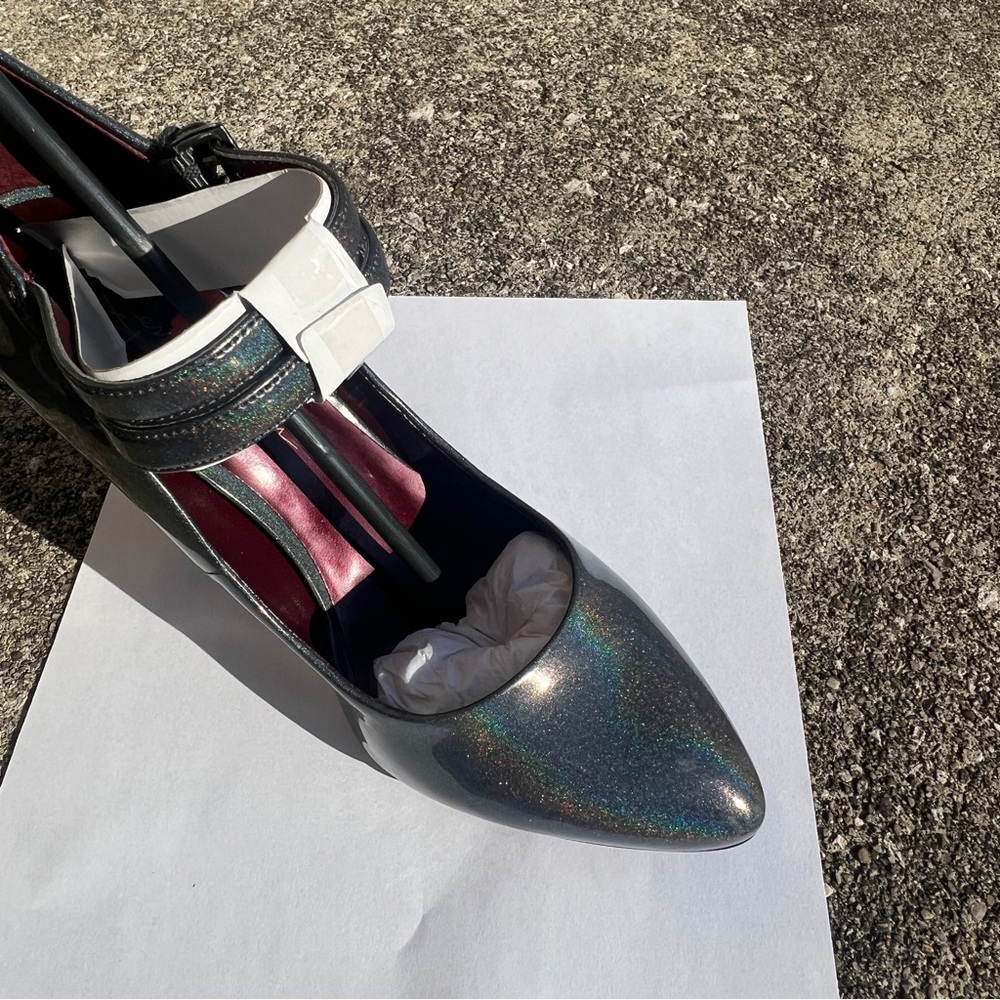 High Heel iridescent Patent shoes - Picture 2 of 14